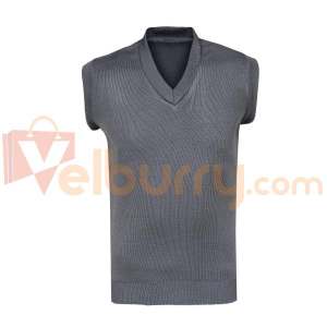 General Uniform Grey Sleeveless Sweater For Boys & Girls